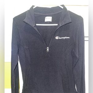 Champion black half zip pullover size small worn twice good condition